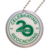 Anhänger "Celebrating 20 Years of Geocaching"