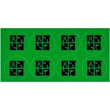 Aufkleber-Pkg "Logo Mini Sticker", grün/schwarz