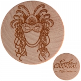 Cache Carnival Wooden Nickel SWAG New Orleans
