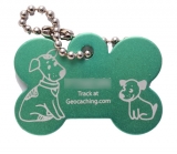 Woof Travel Tag, green