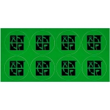 Aufkleber-Pkg "Logo Mini Sticker", grün/schwarz