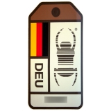 Aufkleber "Travel Bug® Origin" - Deutschland