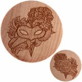 Cache Carnival Wooden Nickel SWAG