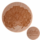 Cache Carnival Wooden Nickel SWAG Rio de Janeiro