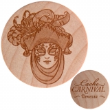 Cache Carnival Wooden Nickel SWAG Venezia