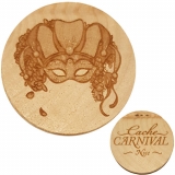 Cache Carnival Wooden Nickel SWAG Nice