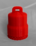 Dose "Glocke" M rot