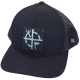 Geocaching Trucker Kappe schwarz/silber