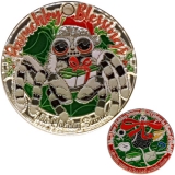 Geocoin GCC "The Christmas Spider"