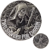Geocoin GCC "Two Silvers for Charon"