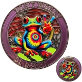 Geocoin World Frog Day 2025