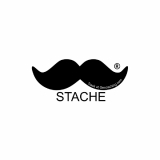 Aufkleber "Moustache", trackbar