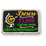 Geo-Achievement® Patch 13.000 Finds