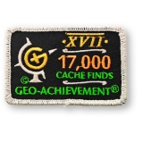 Geo-Achievement® Patch 17.000 Finds