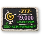 Geo-Achievement® Patch 19.000 Finds