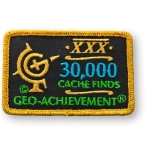 Geo-Achievement® Patch 30.000 Finds