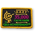 Geo-Achievement® Patch 35.000 Find