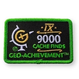 Geo-Achievement® Patch 9000 Finds
