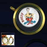 Pathtag-Medaillon - goldfarben