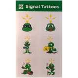 Tattoo "Signal the Frog" Set 6 Stk.